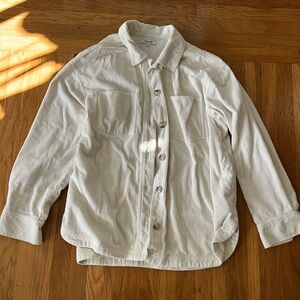 Madewell corduroy oversized shirt